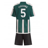 Manchester United Harry Maguire #5 Replica Away Minikit 2023-24 Short Sleeve (+ pants)